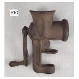 Childs Cast Iron Meat Grinder by J.P. Co.