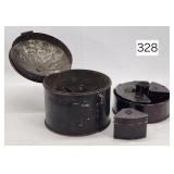 Unique Tin Stenciled Spice Set - 10 Cannisters