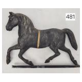 Embossed Tin Weathervane Galloping Horse