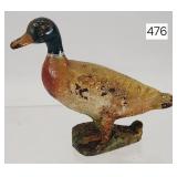 Early Cast Iron Mallard Duck - 3.5'