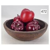 Early Carved Wood Bowl - 9'