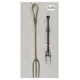 English Silver Bread & Pickle Forks