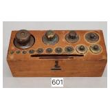 Einer & Amend Brass Scale Weight Set
