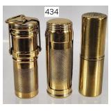 Marbles Gladstone Brass Pocket Match Safes