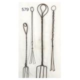 Primitive Wire Twist Utensils