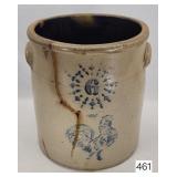 Eastern Rooster Design 6 gal. Salt Glaze Crock