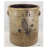 C.Hart & Son Salt Glaze Stylized 6 gal. Crock
