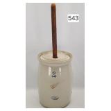 Red Wing Stoneware 2 gal. Churn w/ Lid