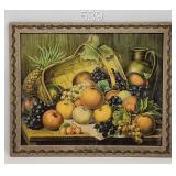 1904 'Assorted Fuits No 2' Framed Lithograph