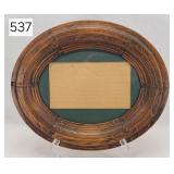 Walnut Jointed Oval Picture Frame