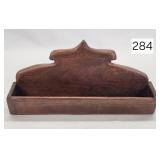 Primitive Walnut Wall Razor Box - 8'
