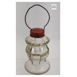 Glass Skaters Lantern Candy Container