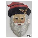Metal Santa 18' Hanging Face