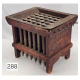 Rare 36-Place Tin & Wood Candle Mold