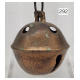 Large Brass Sleigh Bell - 3' dia.