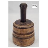 Primitive Wooden Butter Press - 3.5' dia.