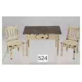 Arcade Cast Iron Kitchen Table & Chair Set