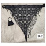 Ladies Fancy Cocktail Clutch & Shawl