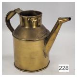 Thompson's Brass 2 Qt. Oil Transfer Can