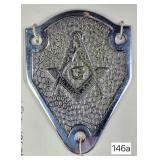 Freemason Nickel Automobile Badge
