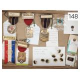 1930s & 40s American Legion Convention Badges