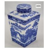 Ringtons Tea Merchants China Motif Tea Caddy