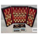American Presidents Goldplate Edition Spoon Coll.