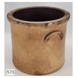 E. & L. P. Norton Floral Stylized Salt Glaze Crock