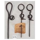 Wrought & Wire 'Sticking Tommy' Miner's Candles