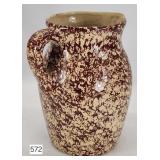 Redish Brown Sponge Ware Pitcher