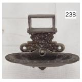 Cast Bath Style Wall Match Safe - No. 20 - 3.5'