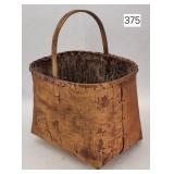 Native American Birchwood Gathering Basket