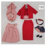 1960s Barbie Candy Cane Outfit