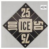 Die Cut Ice Window Sign - 9' square