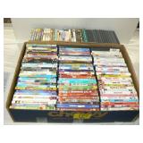 LARGE BOX OF DVDs (KID'S MOVIES), BOX OF DVDs LARGE BOX OF DVDs (KID'S MOVIES), BOX OF DVDs