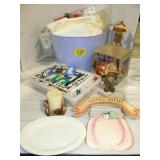 SOFT GOODS IN METAL BUCKET, HALLOWEEN AND FALL SOFT GOODS IN METAL BUCKET, HALLOWEEN AND FALL