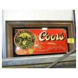 COORS FRAMED ADVERTISING