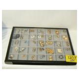 DISPLAY CASE WITH COSTUME JEWELRY DISPLAY CASE WITH COSTUME JEWELRY