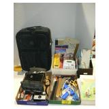 NEW CARRY ON SUITCASE, INSTAMATIC CAMERA, PHOTO