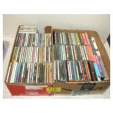 2 BOXES OF CDs AND VHS 2 BOXES OF CDs AND VHS