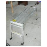 WERNER ALUMINUM SCAFFOLDING BENCH