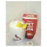 ST. LOUIS CARDINALS PET TREAT JAR, CARDINALS SOFT ST. LOUIS CARDINALS PET TREAT JAR, CARDINALS SOFT