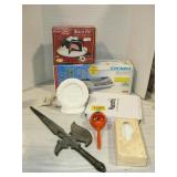 MARACA, CANDLES, DYMO 9000 LABELMAKER, BETTY MARACA, CANDLES, DYMO 9000 LABELMAKER, BETTY