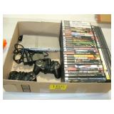 PLAYSTATION 2 CONSOLE, CONTROLLERS, GAMES