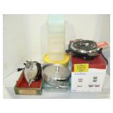 RUBBERMAID LOCK-ITS, HAMILTON BEACH FIFTH BURNER,