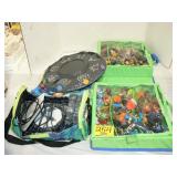 SKYLANDERS CASES WITH ACTION FIGURES