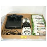 XBOX 360 CONSOLE, CONTROLLERS, GAMES