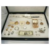 DISPLAY CASE WITH GOLD-FILLED AND STERLING