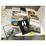 GROUP OF WAR & NAZI COFFEE TABLE BOOKS, ROCKWELL