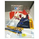 NEW W/ TAGS CARDINALS & BLUES CAR FLAGS, BEER